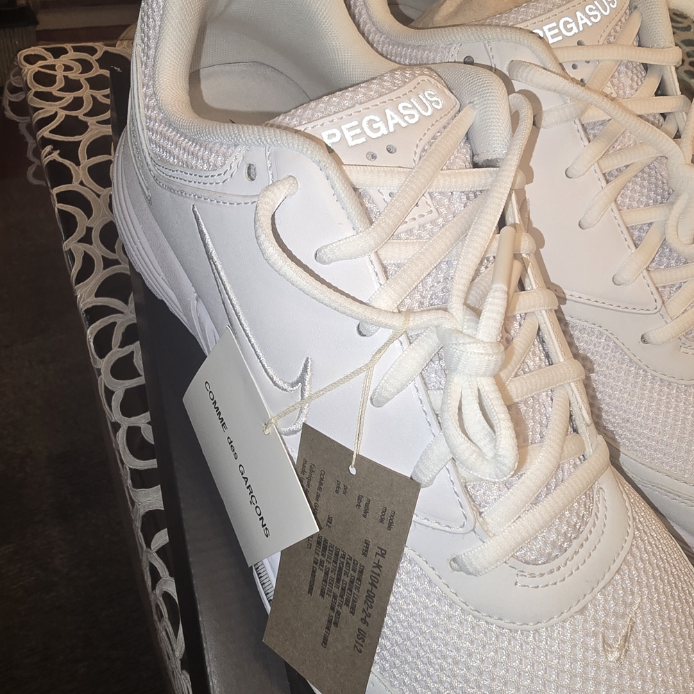 Reserved For MARIA!Comme des Garçons White Pegasus Sneakers - Picture 3 of 12